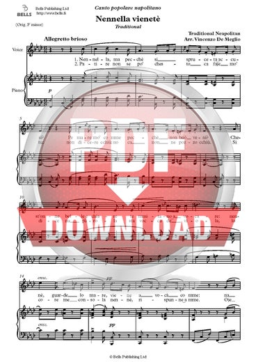 Trad. (arr. Vincenzo De Meglio): Nennella vienet&egrave;